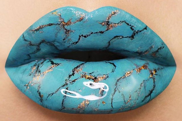 Marble lips de Geneviève Jaquet - Instagram